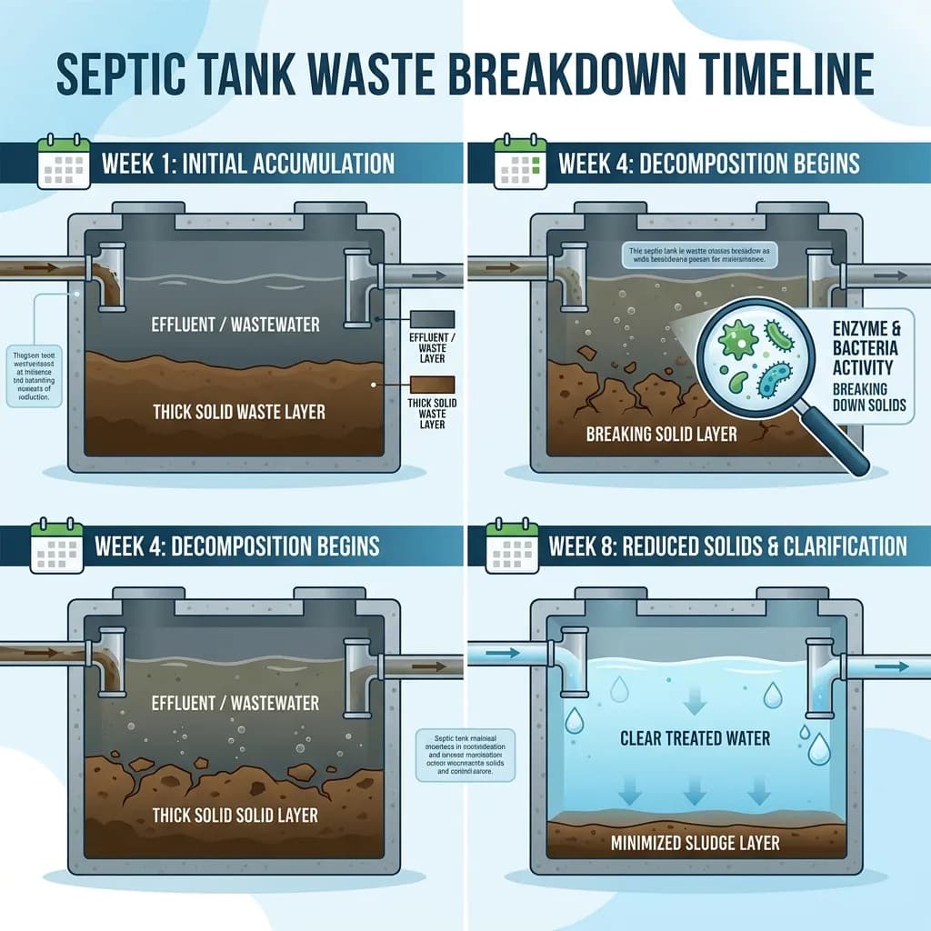 How Fast Do Enzymes Dissolve Septic Sludge?